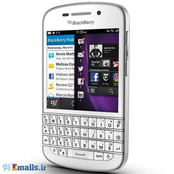 گوشی موبایل بلک بری کیو 10