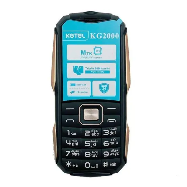 گوشی موبایل کاجیتل مدل KG2000 سه سیم کارت ظرفیت 32 مگابایت و رم 32 مگابایت