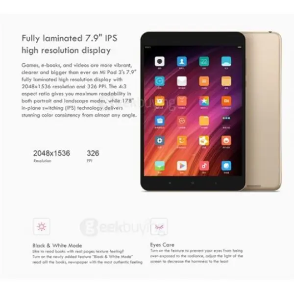 تبلت شیائومی مدل Mi Pad 3