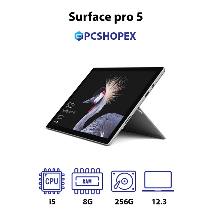 مایکروسافت سرفیس پرو 5 مدل Microsoft Surface Pro 5 Core i5-8GB 256GB استوک