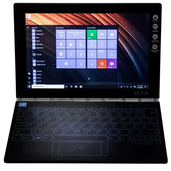 تبلت لنوو مدل Yoga Book With Windows 4G ظرفیت 128 گیگابایت - 5