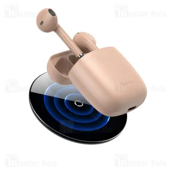 هدفون بی سیم باسئوس مدل ENCOK W04 PRO همراه با محفظه شارژ بی سیم - 4