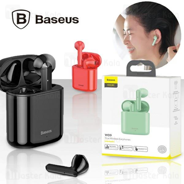 هدست بلوتوث دوتایی بیسوس Baseus W09 Encok Wireless Earphones برای آیفون و اندروید