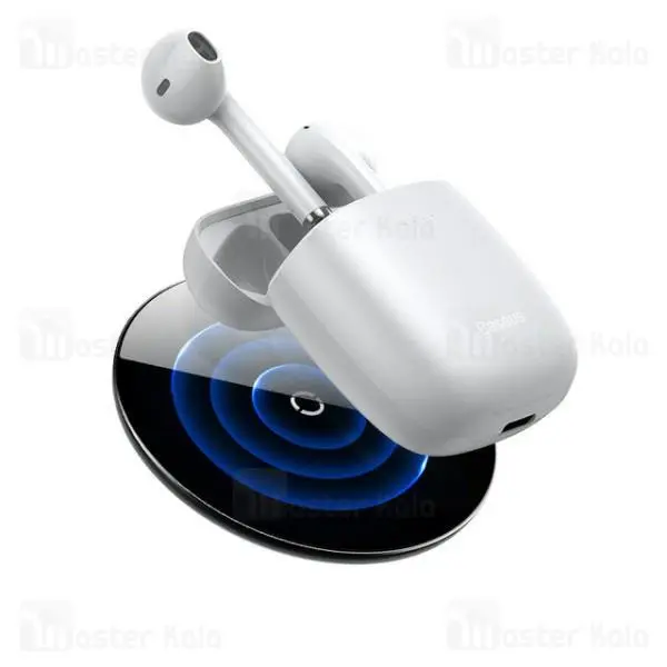 هدفون بی سیم باسئوس مدل ENCOK W04 PRO همراه با محفظه شارژ بی سیم - 3