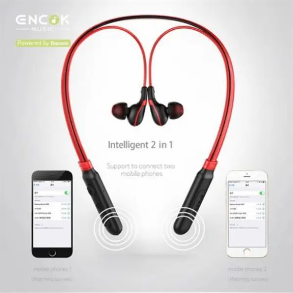 هدفون بلوتوث باسئوس مدل E16 - 4