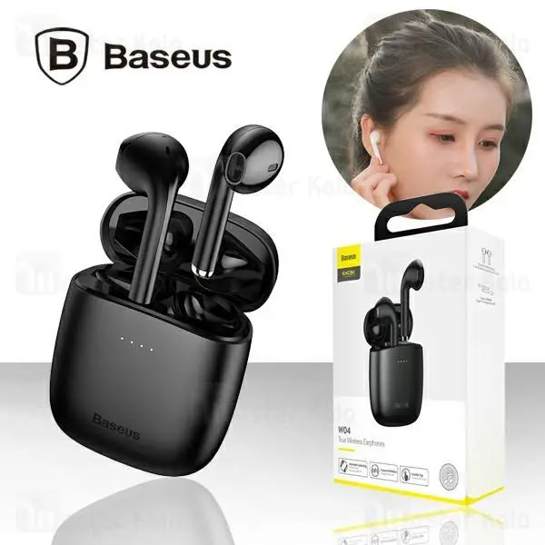 هندزفری بلوتوث دوتایی بیسوس Baseus W04 True Wireless Earphone NGW04 طرح ایرپاد - 5