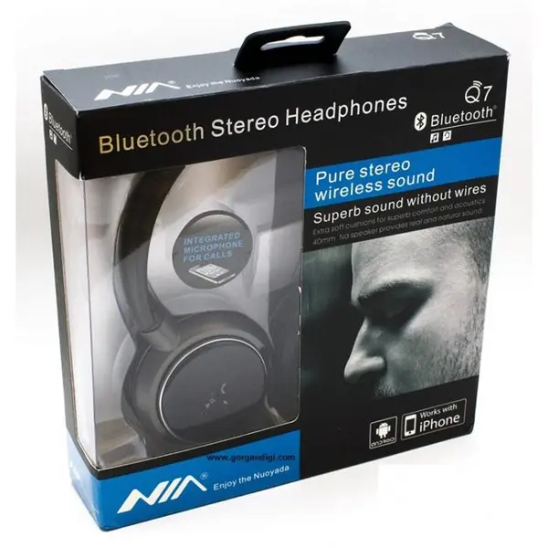 هدفون NIA Bluetooth Stereo Headset Q7