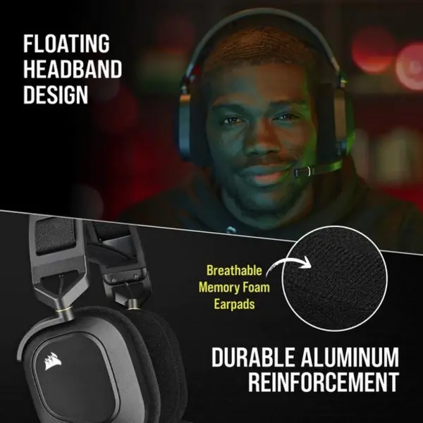 هدست گیمینگ کورسیر HS80 RGB Wireless