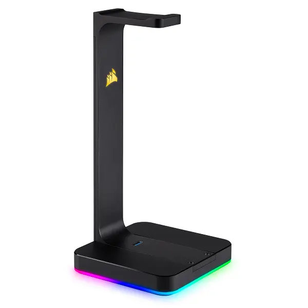 پایه نگهدارنده هدست کورسیر ST100 RGB Premium 7.1 Surround Sound