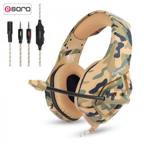 هدست طرح ارتشی - Gaming Headset Onikuma K1