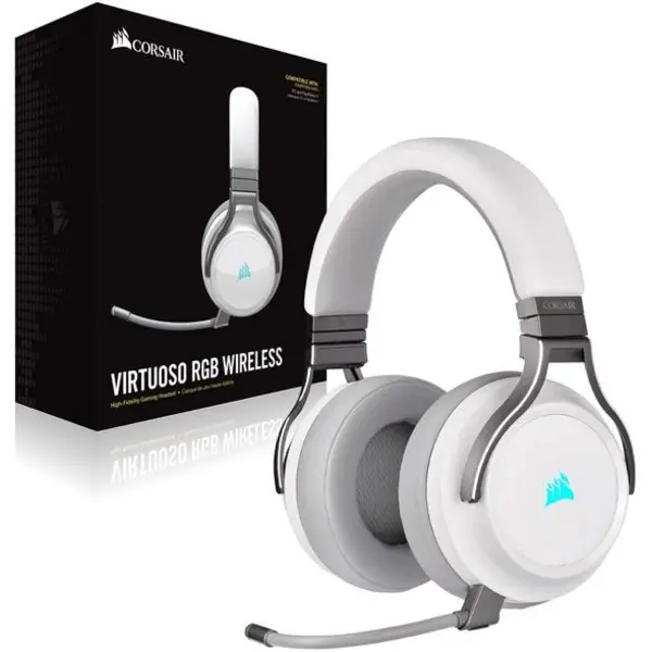 هدست گیمینگ کورسیر VIRTUOSO RGB Wireless Carbon - 4