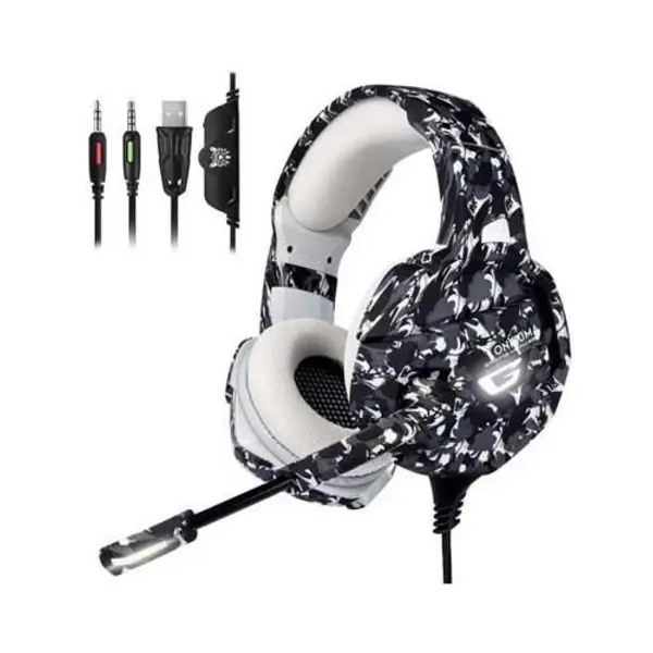 هدست گیمینگ اونیکما مدل Onikuma K5 Camouflage - 5