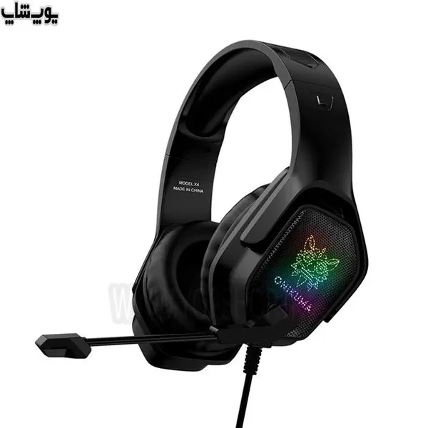 هدست گیمینگ سیمی RGB اونیکوما مدل Onikuma X4 - 3