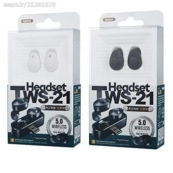هدفون بی سیم ریمکس مدل TWS-21 - 2