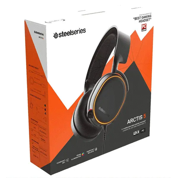 هدست مخصوص بازی استیل سریز مدل ARCTIS 5 2019 Edition - 4