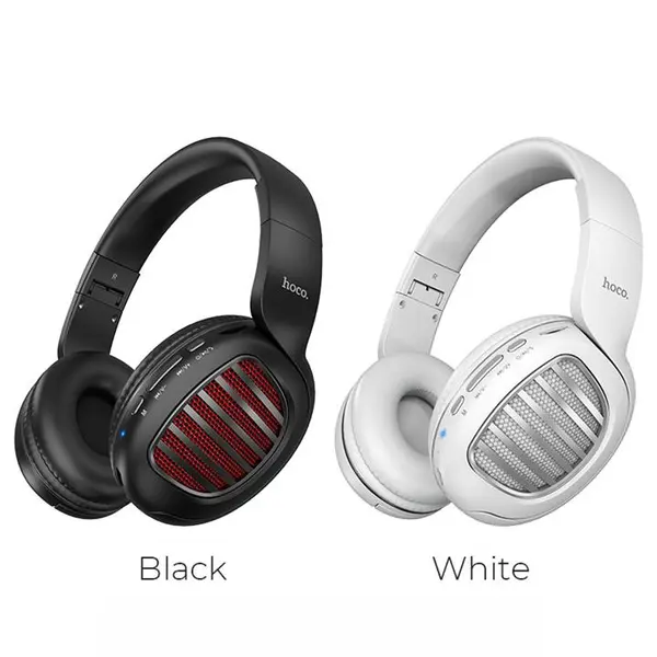 هدفون بلوتوثی و رم خور Hoco W23 Brilliant Sound - 3