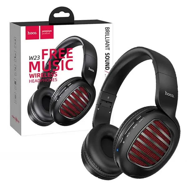 هدفون بلوتوثی و رم خور Hoco W23 Brilliant Sound - 5