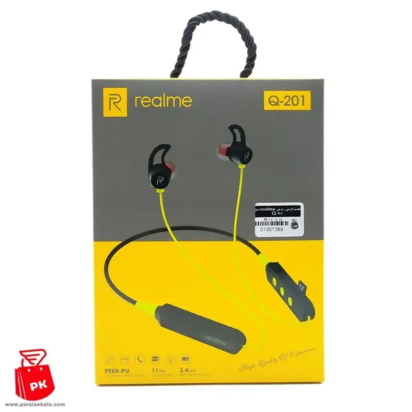 هدفون بلوتوث گردنی REALME Q-201 - 5