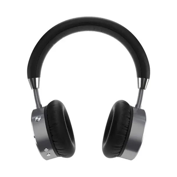 Satechi Aluminum Bluetooth Wireless Headphones with Enhanced Bass 3.5mm Audio-Out Jack - Compatible with iPhone Xs Max/XS/XR/X, 8 Plus/8, 2018 iPad Pro, Microsoft Surface Go and More Space Gray - 2