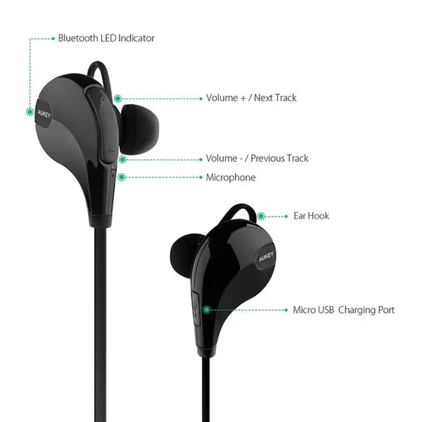 هدفون بلوتوثی آکی Aukey EP-B4 Bluetooth 4.1 Wireless Headphones