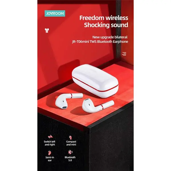 هدفون بی سیم جوی روم مدل JR-T06Mini - 3