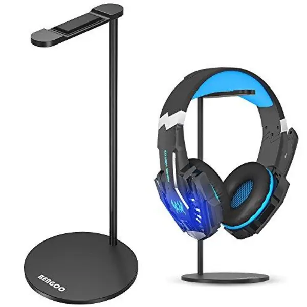 BENGOO G9000 Stereo Gaming Headset for PS4, PC, Xbox One Controller, Noise Cancelling Over Ear Headphones with Mic, LED Light, Bass Surround, Soft Memory Earmuffs for Laptop Mac Nintendo Switch Games - 2