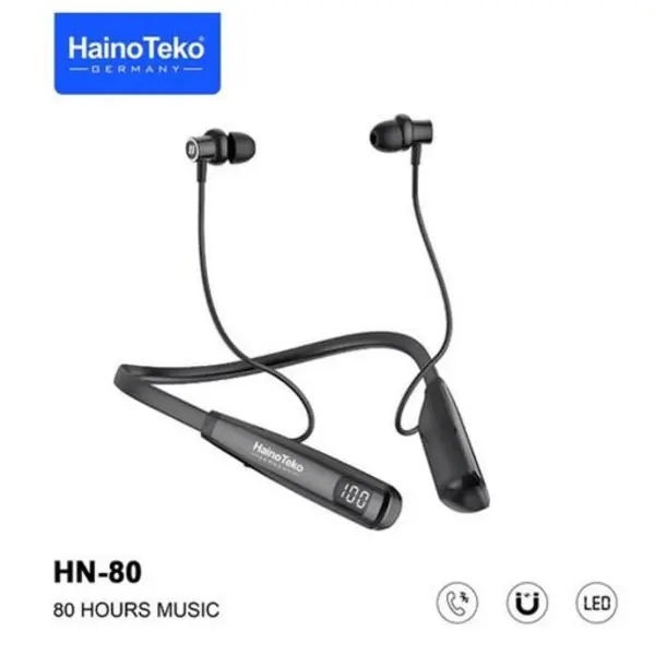 هندزفری بلوتوث هاینو تکو مدل hn 80 سوپر باس دارای نویز کنسلینگ