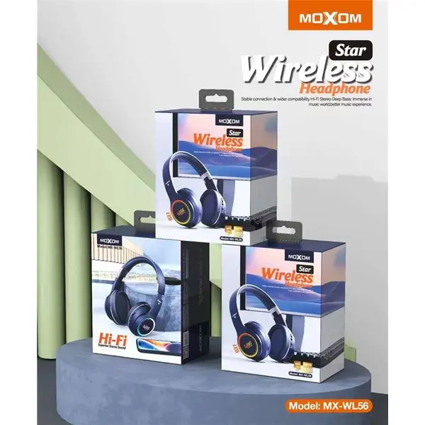 هدفون بلوتوثی موکسوم مدل MX-WL56