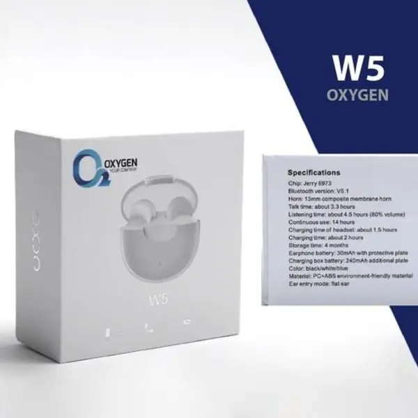 هدفون بی سیم اکسیژن مدل W5 هندزفری بلوتوث
