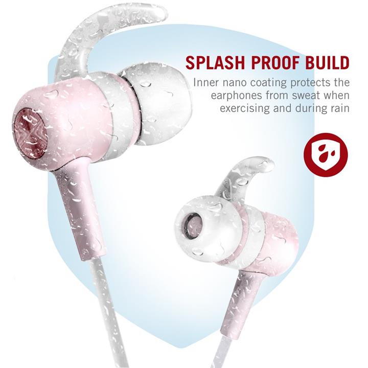 هدفون بی سیم تائوترونیکس Bluetooth Headphones TaoTronics Wireless Earbuds Sport Earphones 9 Hours 4.2 Magnetic Lightweight & Fast Pairing, Pink