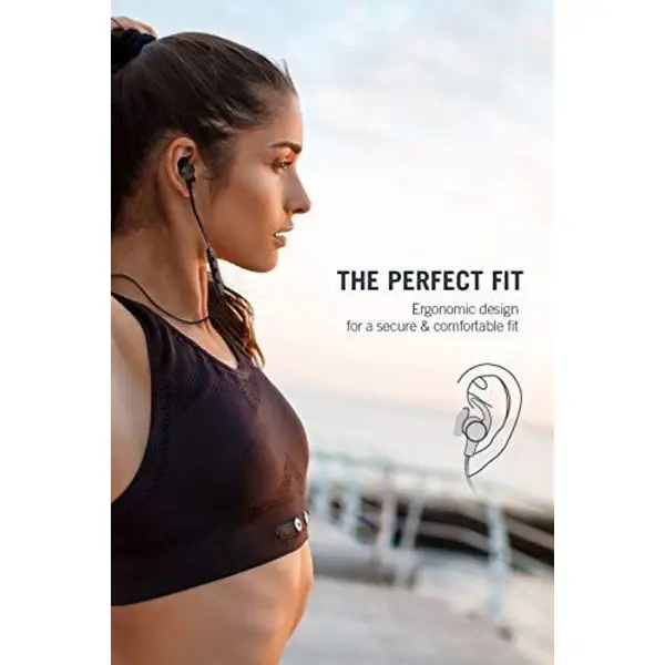 هدفون بی سیم تائوترونیکس Bluetooth Headphones [2019 Upgrade] Wireless 5.0 Magnetic Earbuds Snug Fit for Sports with CVC 8.0 Built in Mic TT-BH07 IPX6 Waterproof, aptX Stereo, 9 Hours Playtime