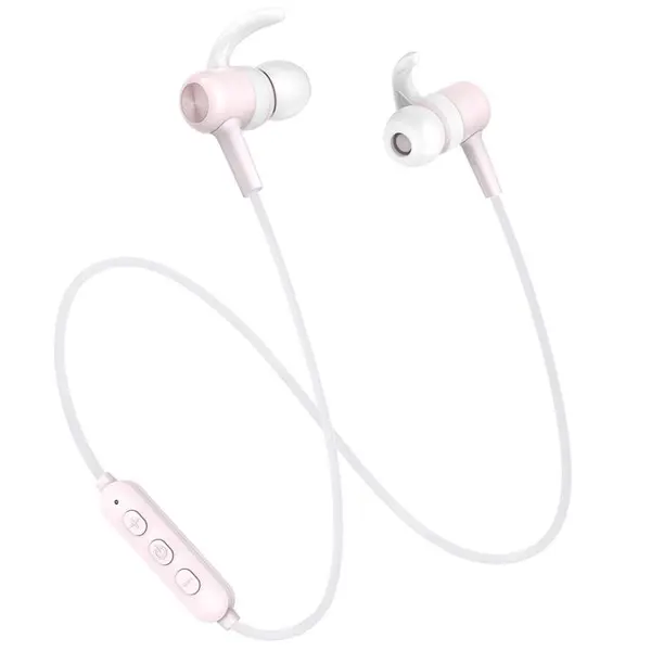 هدفون بی سیم تائوترونیکس Bluetooth Headphones TaoTronics Wireless Earbuds Sport Earphones 9 Hours 4.2 Magnetic Lightweight & Fast Pairing, Pink