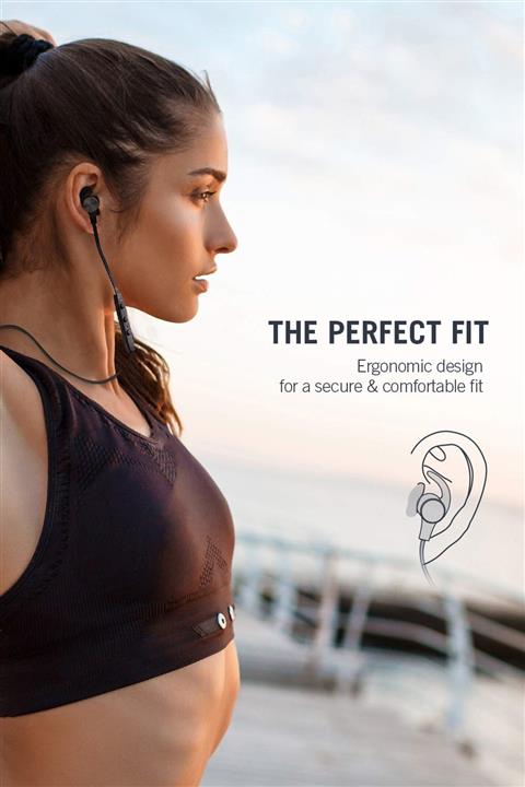 هدفون بی سیم تائوترونیکس Bluetooth Headphones [2019 Upgrade] Wireless 5.0 Magnetic Earbuds Snug Fit for Sports with CVC 8.0 Built in Mic TT-BH07 (IPX6 Waterproof, aptX Stereo, 9 Hours Playtime)
