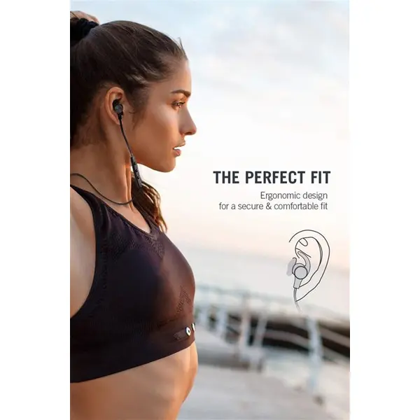 هدفون بی سیم تائوترونیکس Bluetooth Headphones [2019 Upgrade] Wireless 5.0 Magnetic Earbuds Snug Fit for Sports with CVC 8.0 Built in Mic TT-BH07 IPX6 Waterproof, aptX Stereo, 9 Hours Playtime