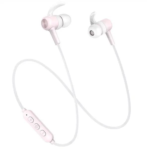 هدفون بی سیم تائوترونیکس Bluetooth Headphones TaoTronics Wireless Earbuds Sport Earphones 9 Hours 4.2 Magnetic Lightweight & Fast Pairing, Pink
