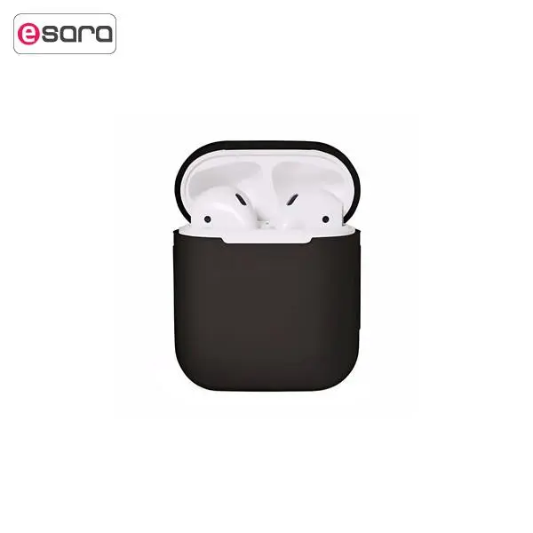 کاور محافظ سیلیکونی به همراه یک بند نگهدارنده مناسب برای کیس Apple AirPods - 3