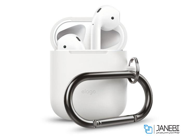 کاور محافظ سیلیکونی قلاب دار ایرپاد الاگو Elago Airpods Hang Case