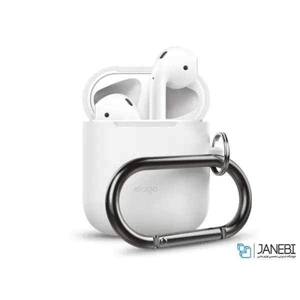 کاور محافظ سیلیکونی قلاب دار ایرپاد الاگو Elago Airpods Hang Case