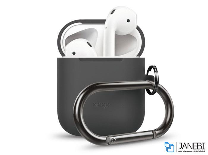 کاور محافظ سیلیکونی قلاب دار ایرپاد الاگو Elago Airpods Hang Case