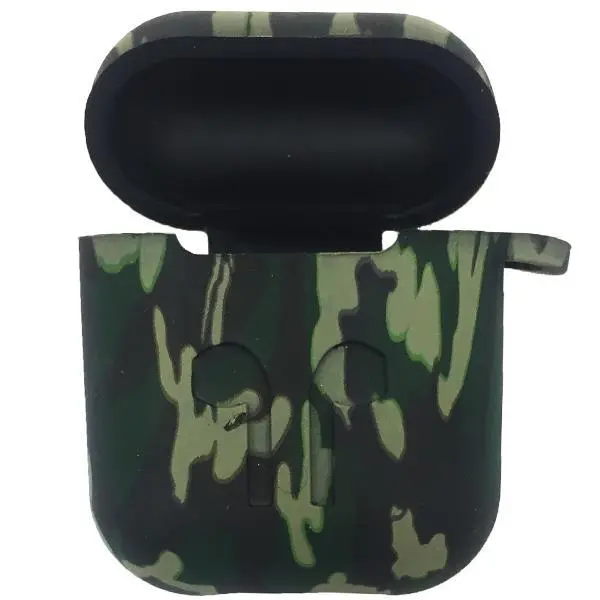 کاور محافظ سیلیکونی مدل Green Army مناسب برای کیس اپل AirPods