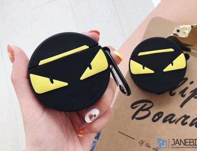 کاور محافظ سیلیکونی ایرپاد طرح فندی Fendi Silicone Case Apple Airpods