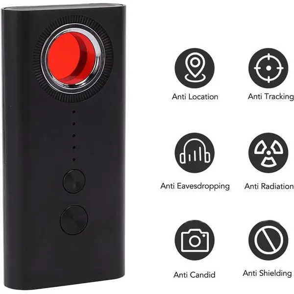 ردیاب دوربین های امنیتی و نظارتی Eujgoov Hidden Camera Detector 4 Level Adjustment RF Signal Scanner –
