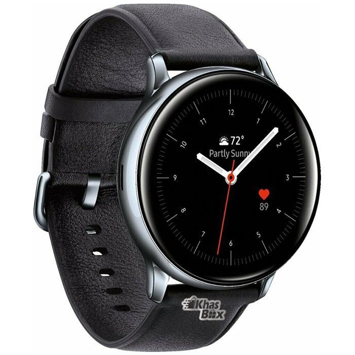 ساعت هوشمند سامسونگ بند چرم مدل Galaxy Watch Active2 40mm R830s Leatherband Smart