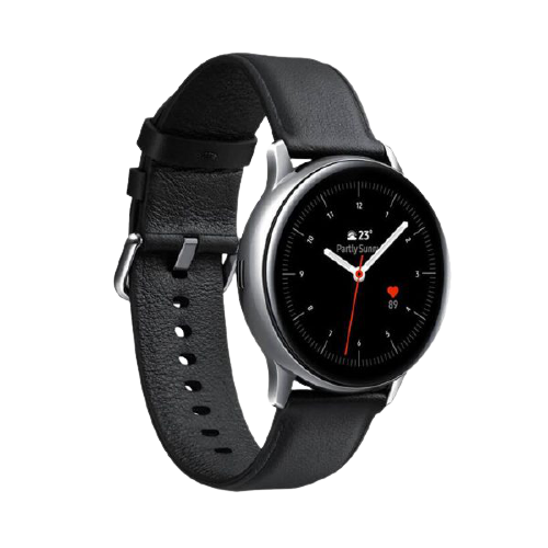 ساعت هوشمند سامسونگ بند چرم مدل Galaxy Watch Active2 40mm R830s Leatherband Smart