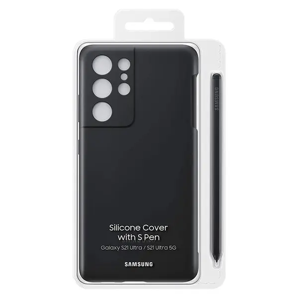 کاور سیلیکونی با قلم مدل EF-PG99P مناسب گوشی موبایل سامسونگ Galaxy S21 Ultra 5G Samsung Galaxy S21 Ultra 5G Orginal Silicone Cover with S Pen EF-PG99 - 5