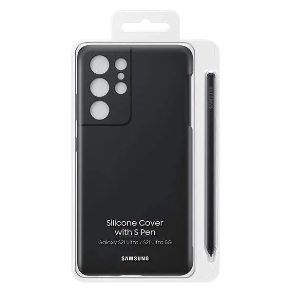 کاور سیلیکونی با قلم مدل EF-PG99P مناسب گوشی موبایل سامسونگ Galaxy S21 Ultra 5G Samsung Galaxy S21 Ultra 5G Orginal Silicone Cover with S Pen EF-PG99 - 2