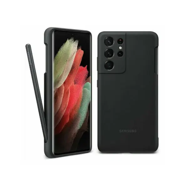 کاور سیلیکونی با قلم مدل EF-PG99P مناسب گوشی موبایل سامسونگ Galaxy S21 Ultra 5G Samsung Galaxy S21 Ultra 5G Orginal Silicone Cover with S Pen EF-PG99 - 3