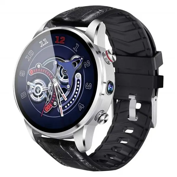 LEMFO LEF3 LTE 4G Heart Rate GPS Android 7.1 2MP Cam Smart Watch Silver