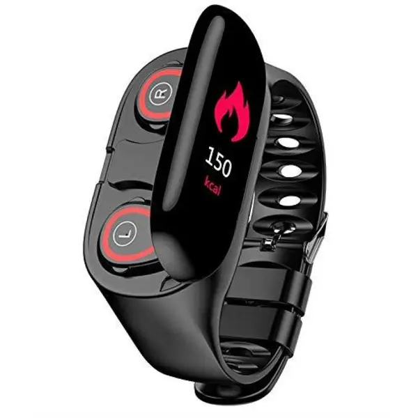 LEMFO M1 Newest AI Smart Watch with Bluetooth Earphone Heart Rate Monitor Smart Wristband Long Time Standby Sport Watch Men