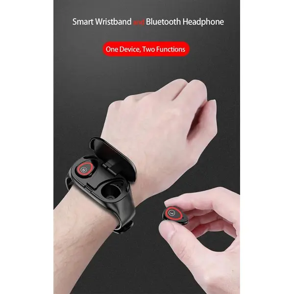 LEMFO M1 Newest AI Smart Watch with Bluetooth Earphone Heart Rate Monitor Smart Wristband Long Time Standby Sport Watch Men - 4